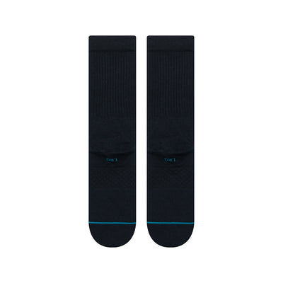 Extended Size Icon Dark Navy Crew Socks | Men's