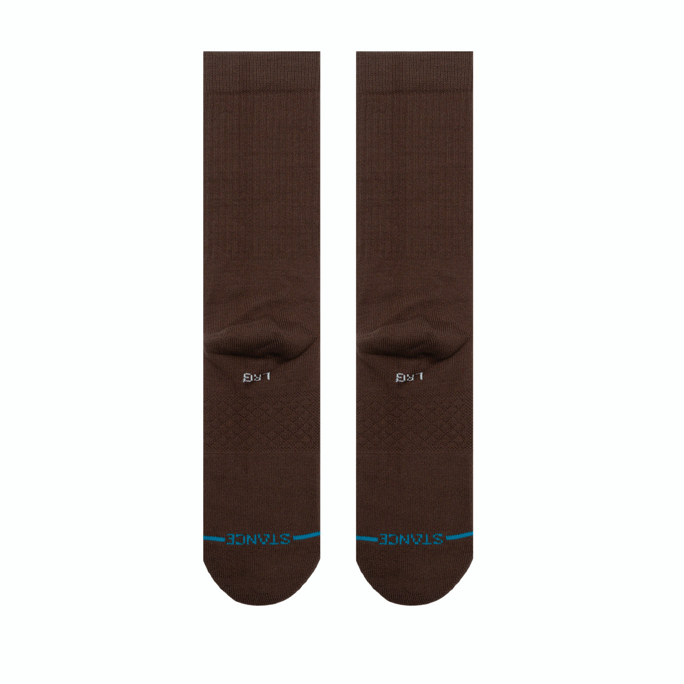 Icon Brown Crew Socks | Men's