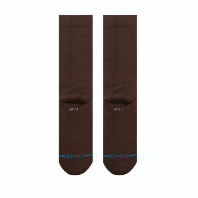 Icon Brown Crew Socks | Men's