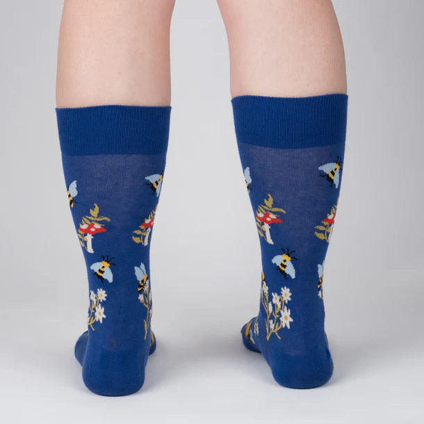 Let It Bee Crew Socks | Men's