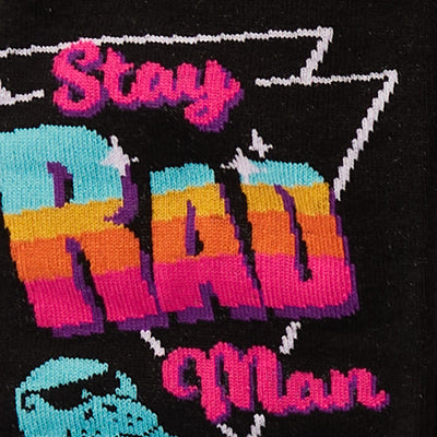 Stay Rad, Man Crew Socks | Men's