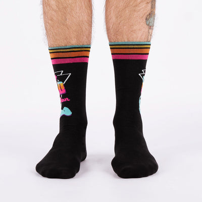 Stay Rad, Man Crew Socks | Men's