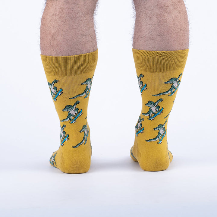 Skateboarding Gator Crew Socks | Men&
