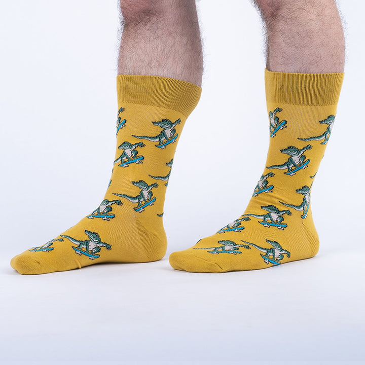Skateboarding Gator Crew Socks | Men&