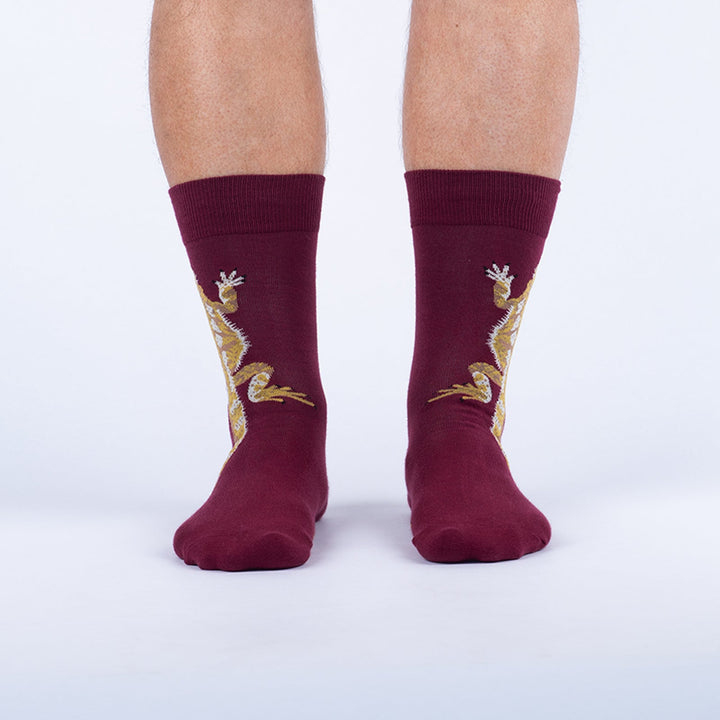 Bearded Dragon Crew Socks | Men&