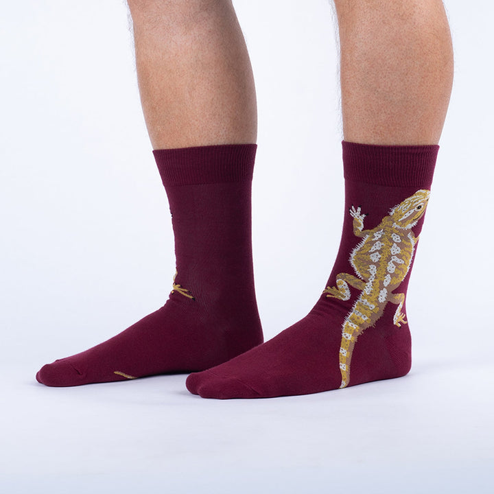 Bearded Dragon Crew Socks | Men&