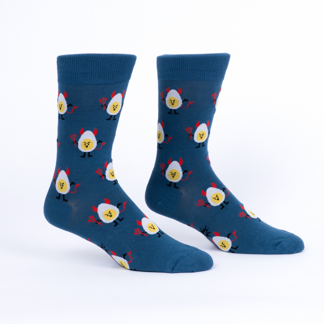 Deviled Eggs Crew Socks | Mens
