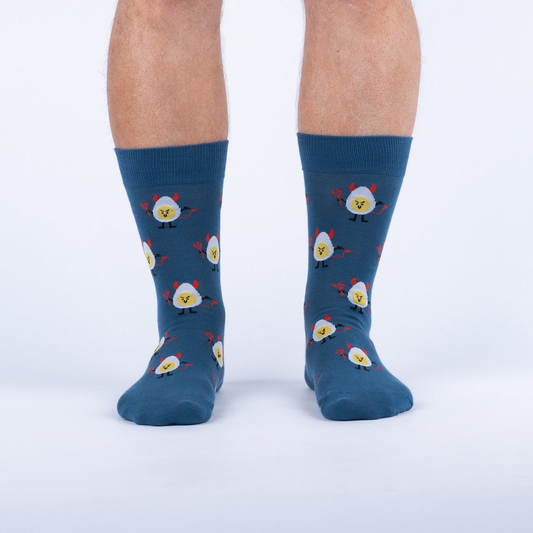 Deviled Eggs Crew Socks | Mens