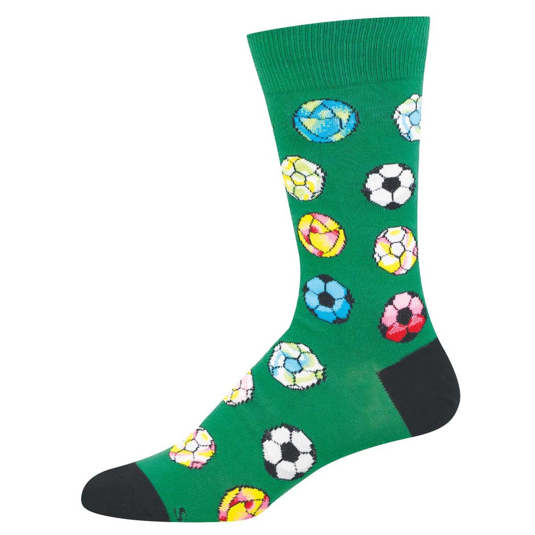 Futbol Fiesta green socks - product view