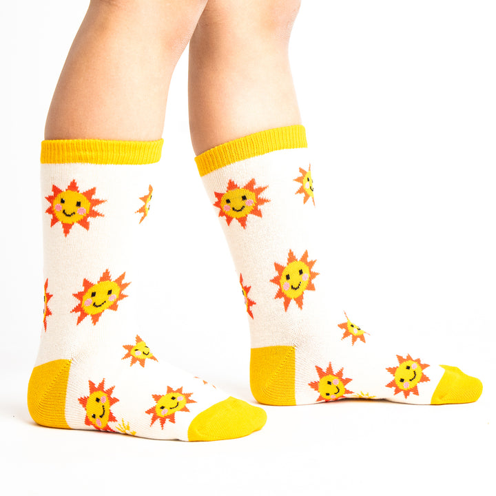 Mellow Mushrooms Youth Crew Socks 3-Pack | Kids&