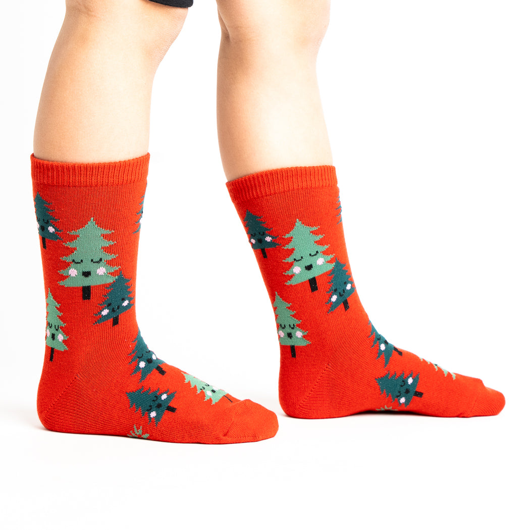 Mellow Mushrooms Youth Crew Socks 3-Pack | Kids&
