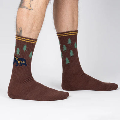 Go Wild Athletic Crew Socks | Men's