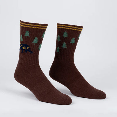 Go Wild Athletic Crew Socks | Men's