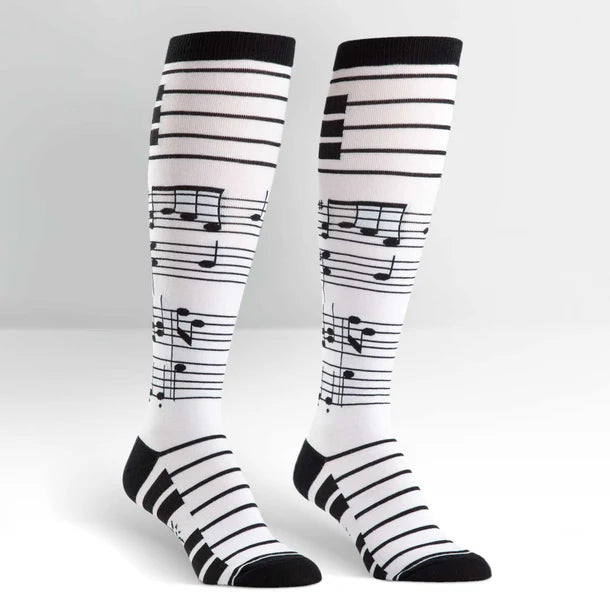 STRETCH-IT Footnotes Knee High Socks | Women's