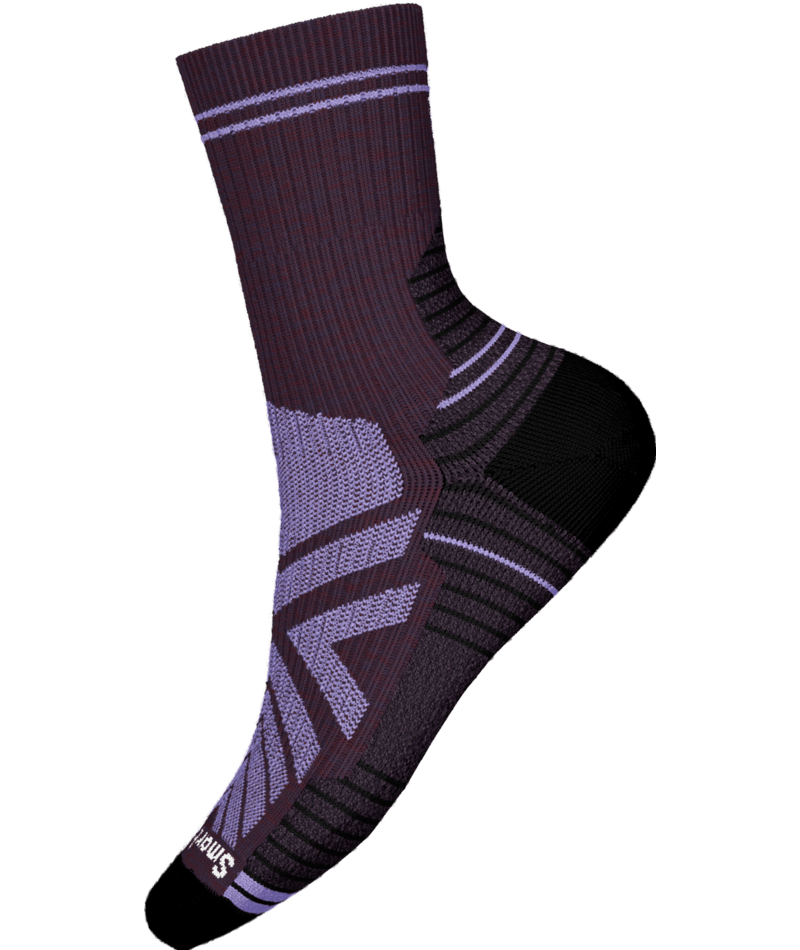 Purple iris Hike Light Cushion Mid Socks