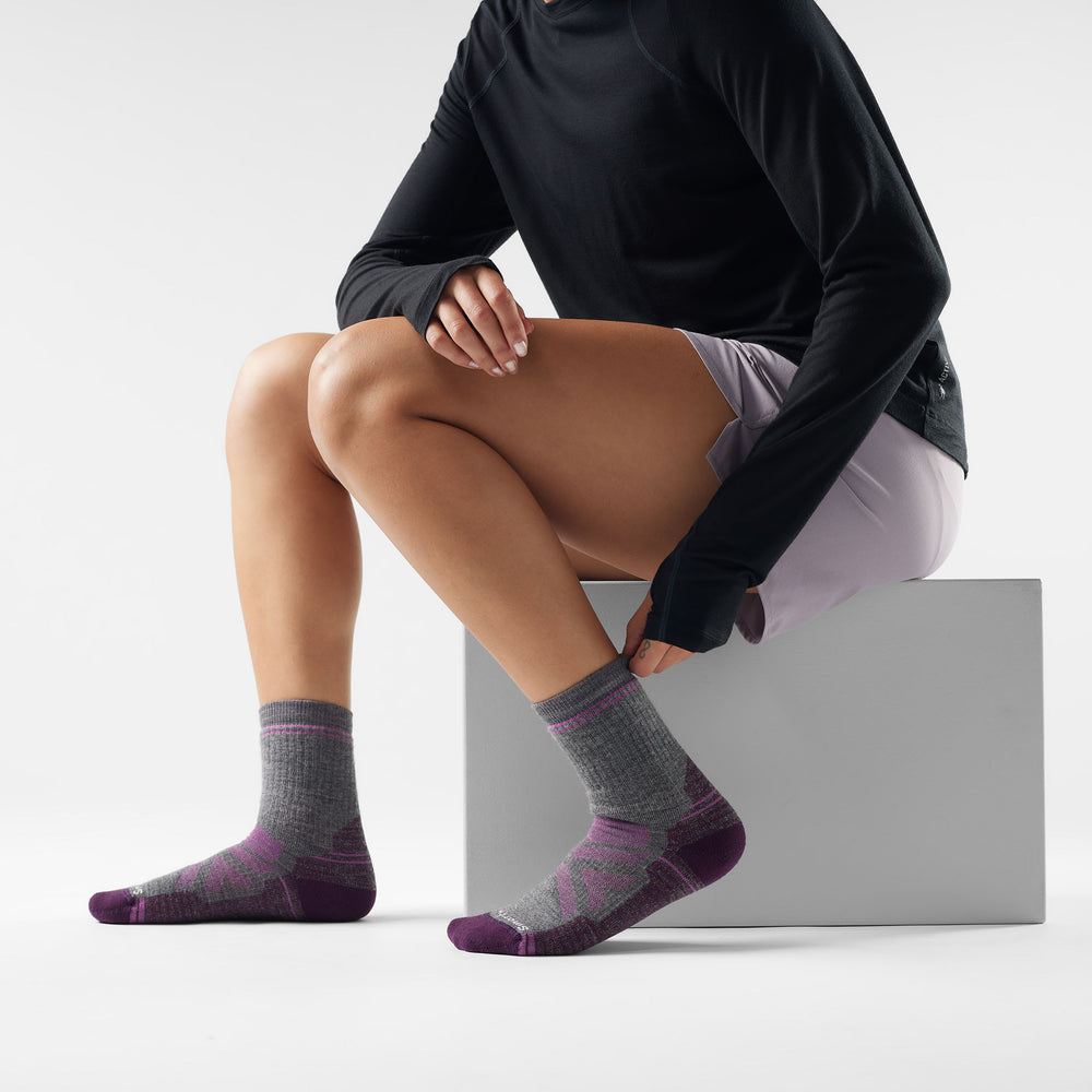 Smartwool Hike Full Cushion Crew Socks in Medium gray