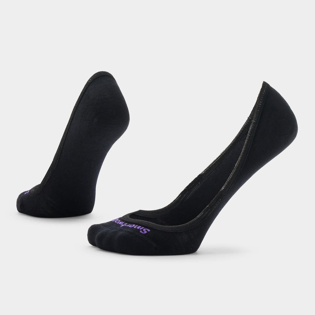 Smartwool Everyday Low Cut No Show Socks in Black - right foot view