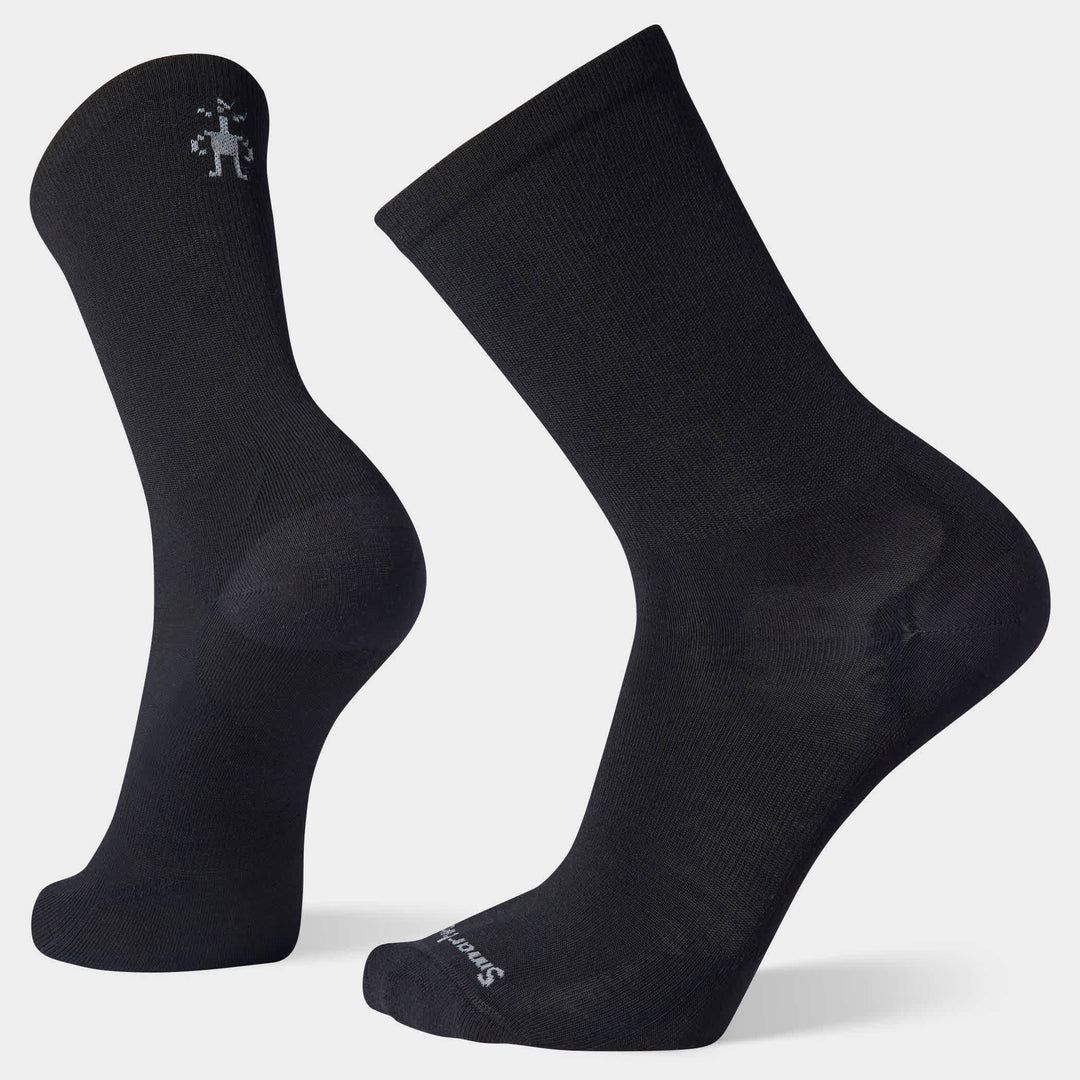 Smartwool Everyday Anchor Line Crew Socks in Black - right foot view