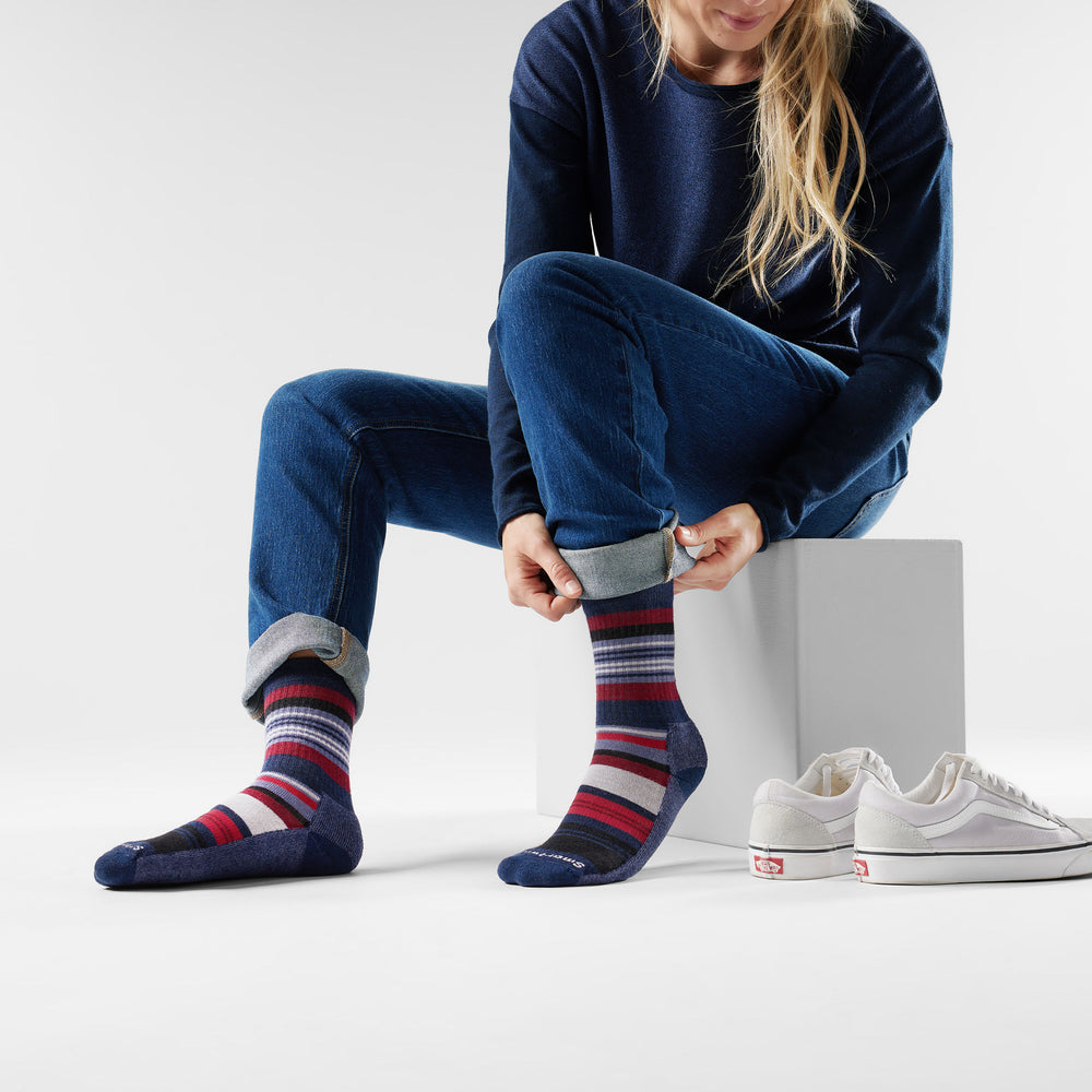 Smartwool Everyday Joviansphere Crew Socks in Nightfall blue