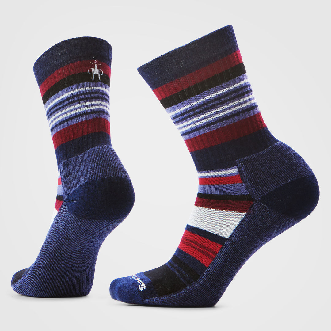 Smartwool Everyday Joviansphere Crew Socks in Nightfall blue - right foot view