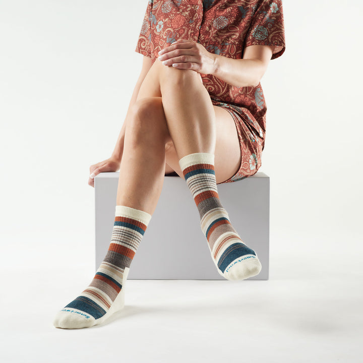 Smartwool Everyday Joviansphere Crew Socks in Natural-fossil