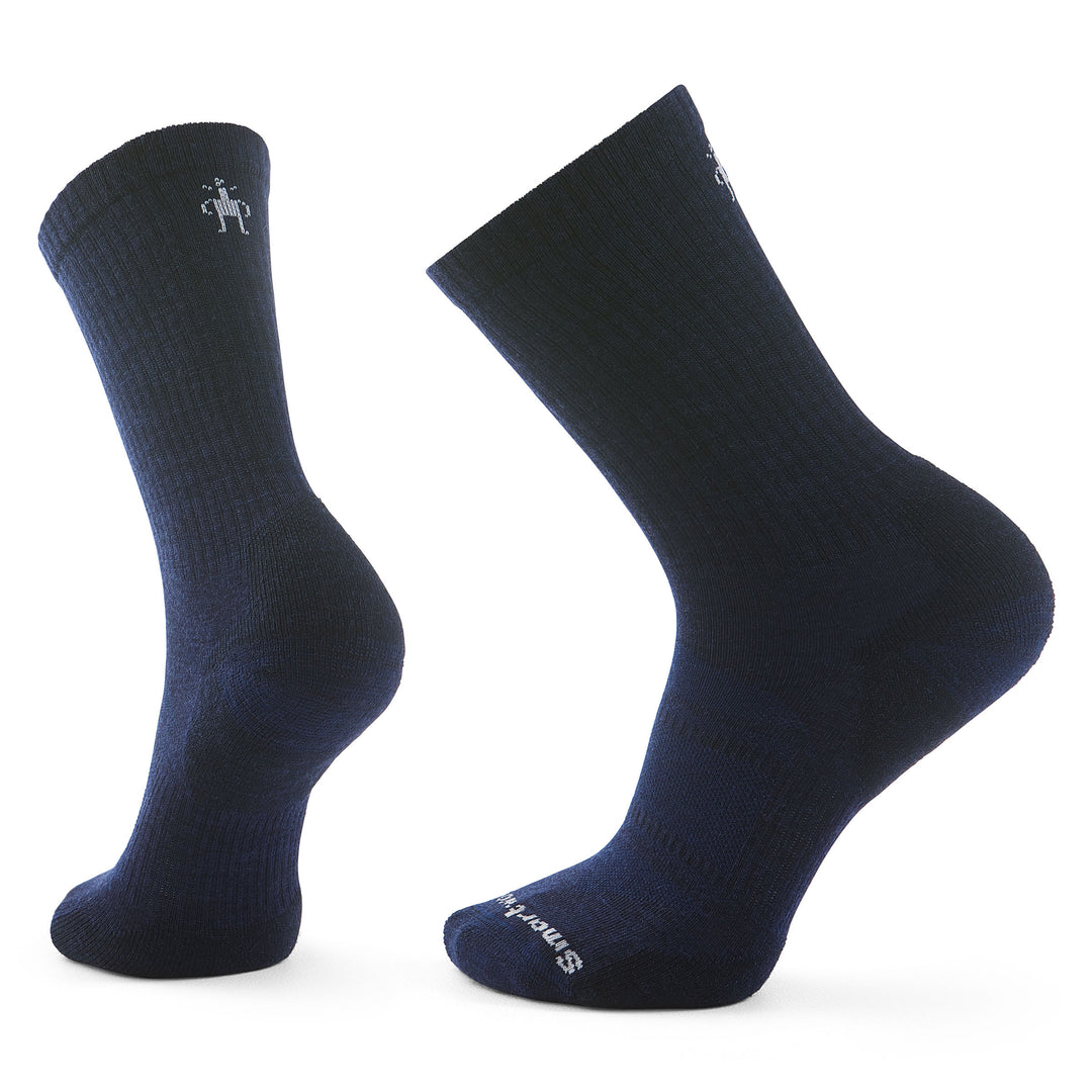 Smartwool Everyday Athletic Crew Socks in Deep navy - right foot view