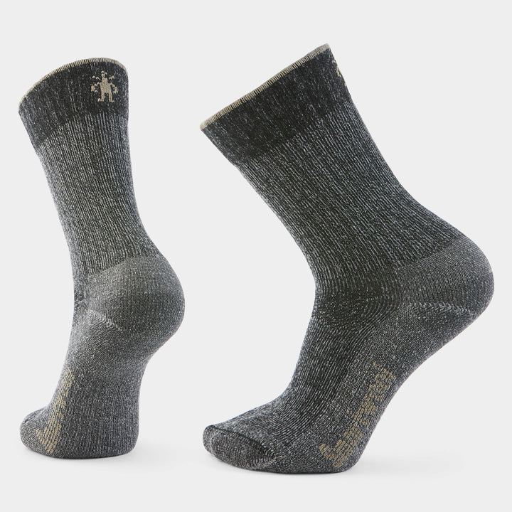 Smartwool Hike Classic Edition Light Cushion Second Cut Crew Socks in Charcoal - right foot view