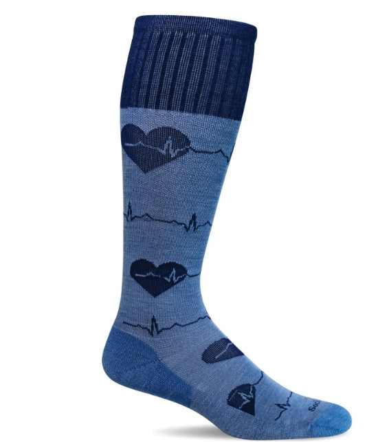 Heartbeat Cornflower (Moderate Graduated Compression) | Women's