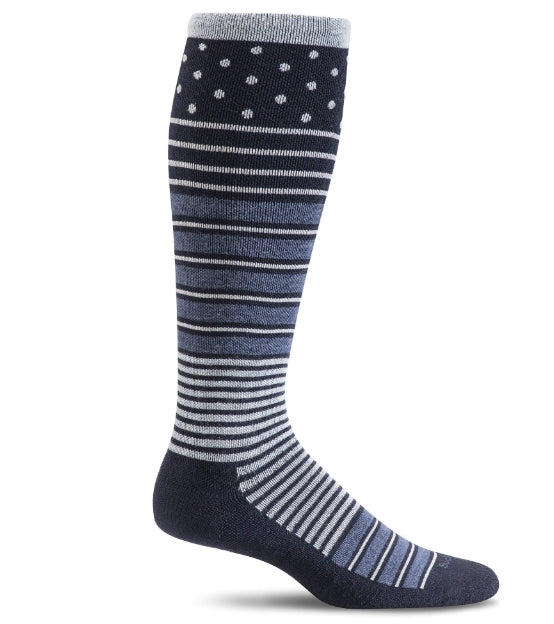 Twister Navy (Firm Graduated Compression) | Women's