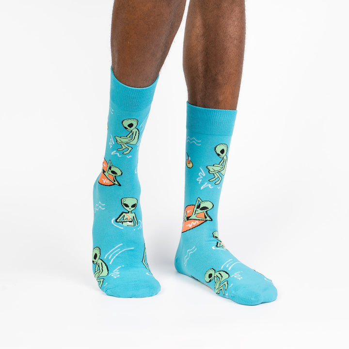 Unknown Floating Object Crew Socks | Mens