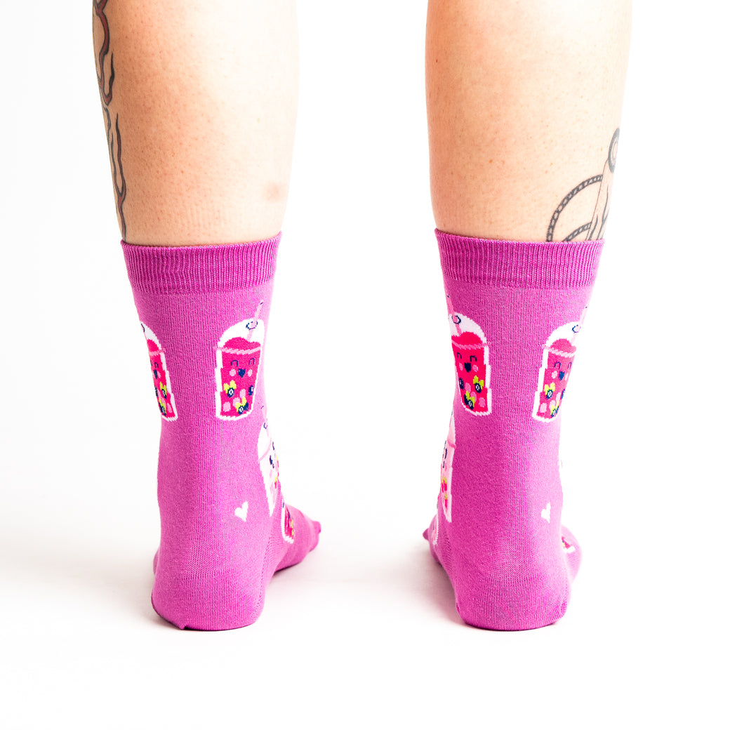 Feeling Bubbly Crew Socks | Women&