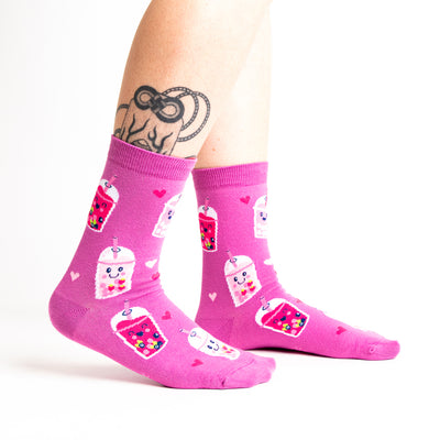 Feeling Bubbly Crew Socks | Women's