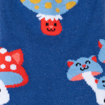 Mushroom Cats Crew Socks | Women's