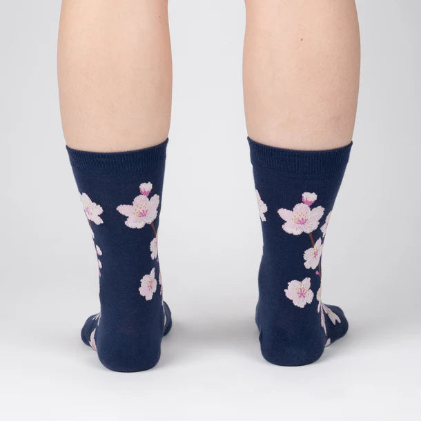 Cherry Blossoms Crew Socks | Women's