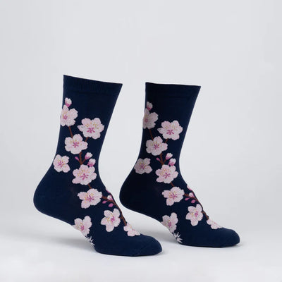 Cherry Blossoms Crew Socks | Women's