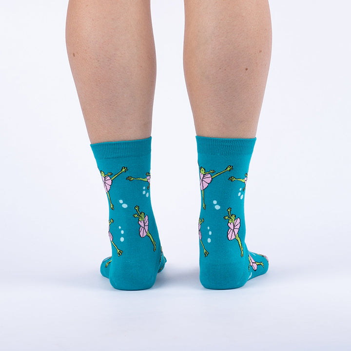 Ballet Frogs Crew Socks | Womens