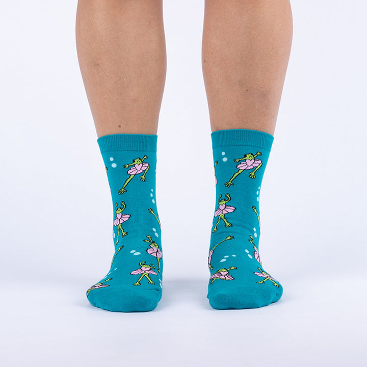Ballet Frogs Crew Socks | Womens