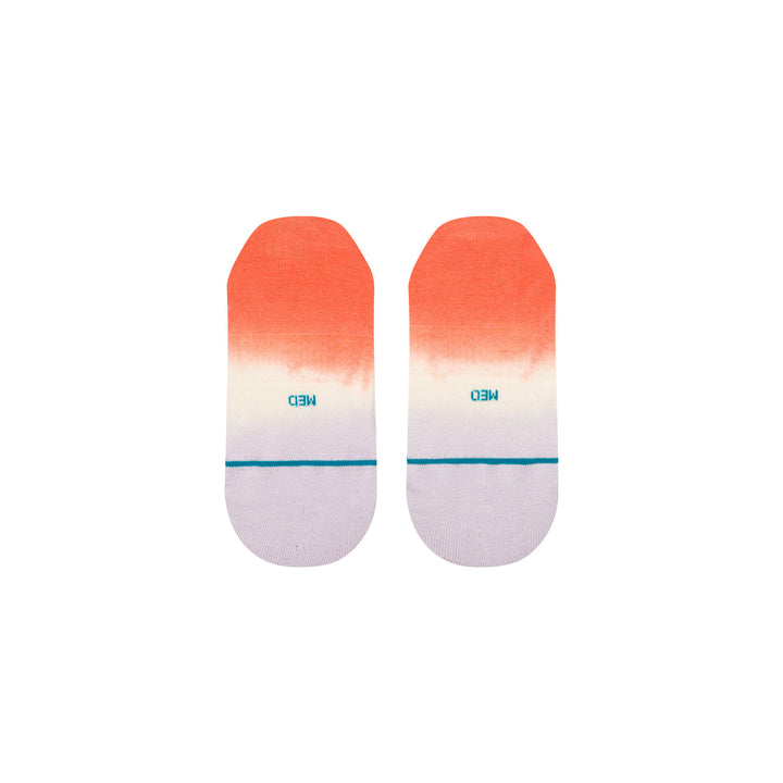 Double Dip Coral No-Show Socks | Women&