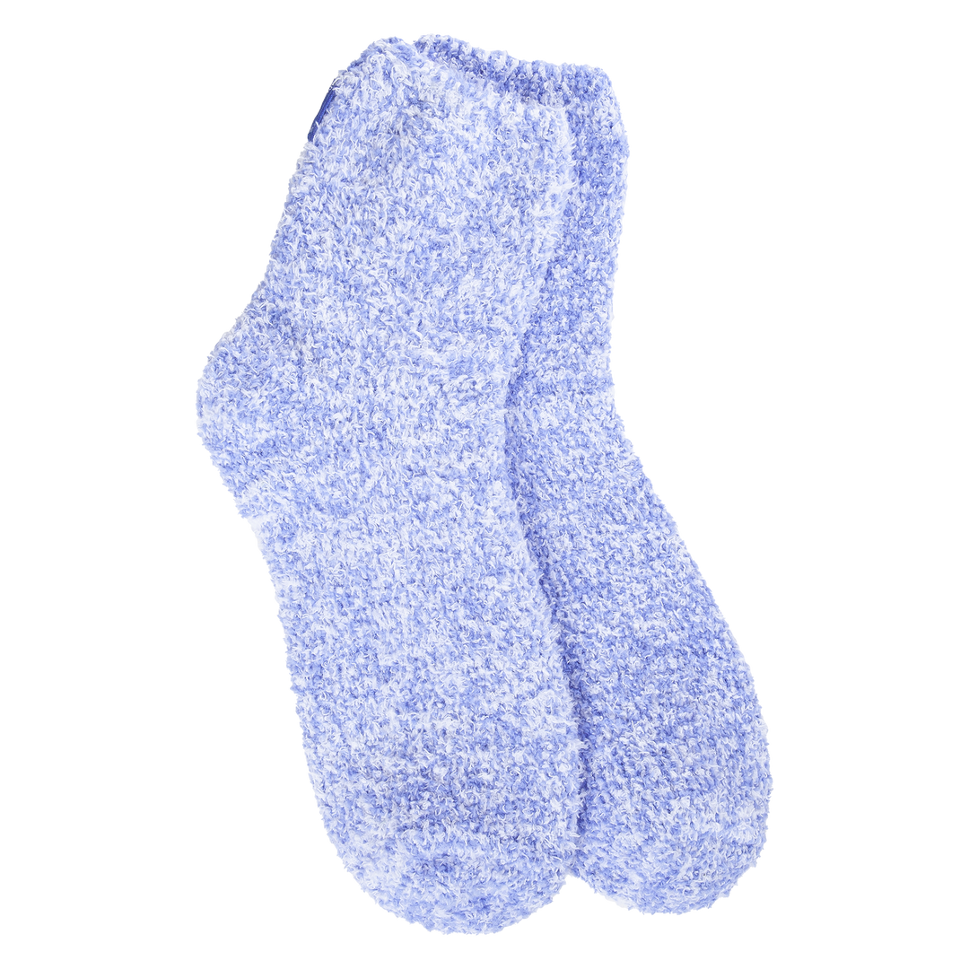 Persian Jewel Cozy Quarter socks in vibrant blue