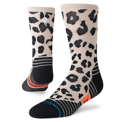 Animaniac - Stringgrey Mid Performance Crew Socks | Women's