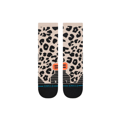Animaniac - Stringgrey Mid Performance Crew Socks | Women's