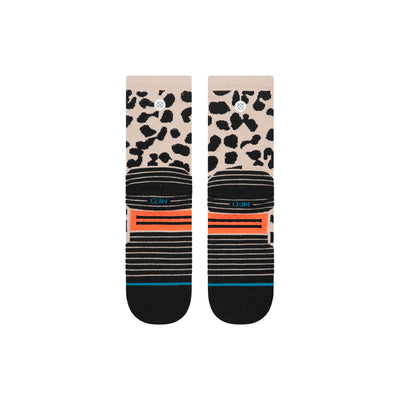 Animaniac - Stringgrey Mid Performance Crew Socks | Women's