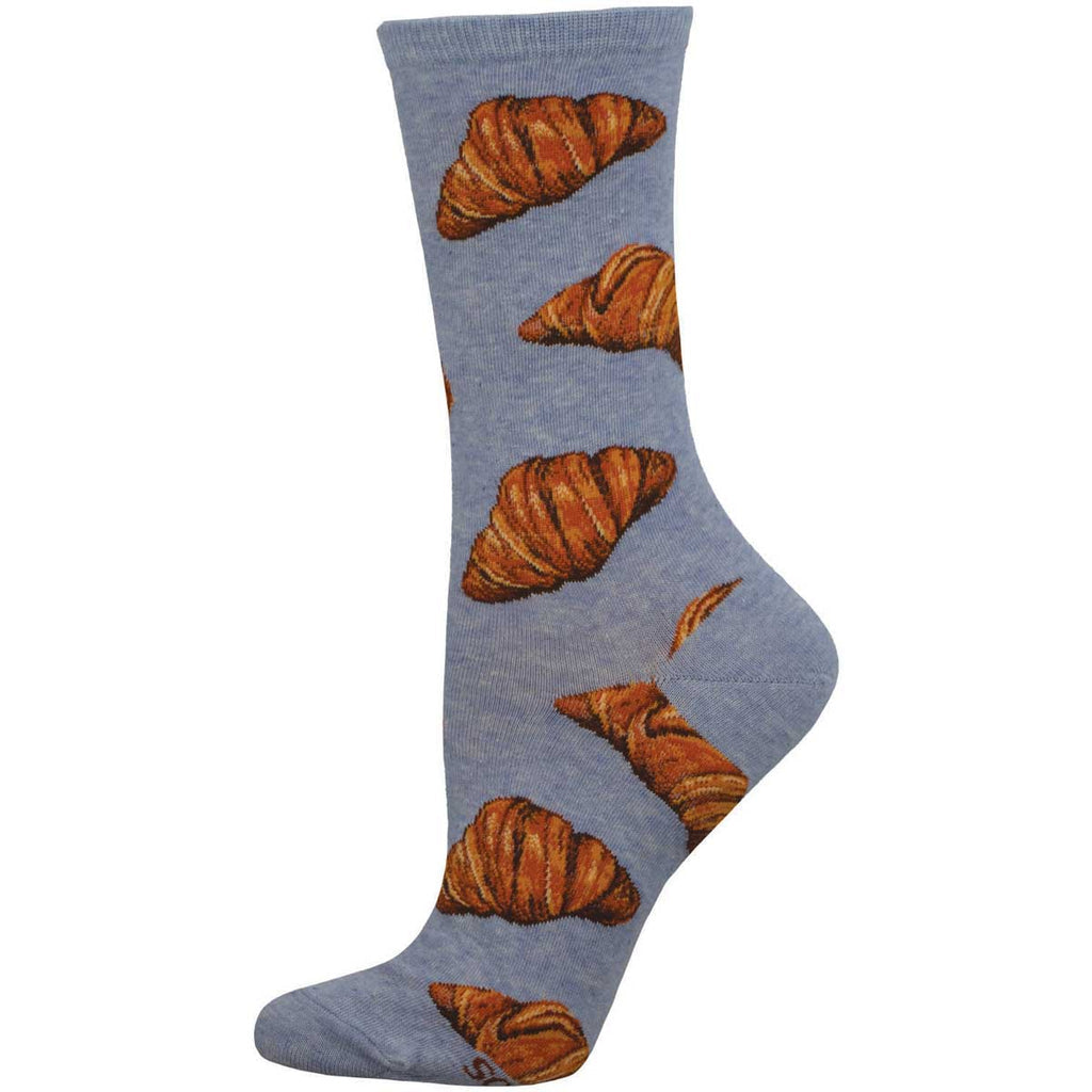 Flaky Croissant Crew Socks | Women&