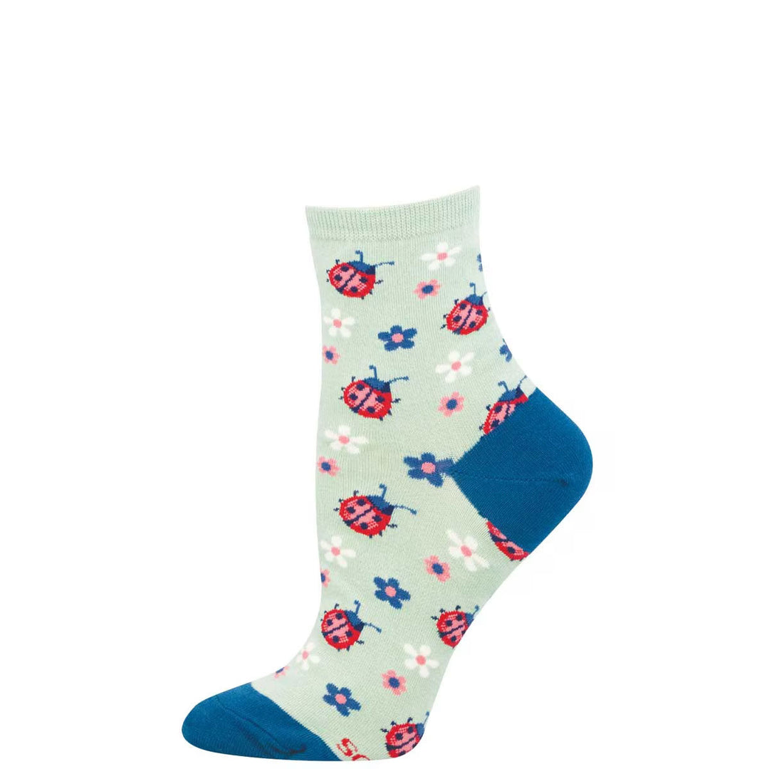 Luck Be My Lady green socks - product view