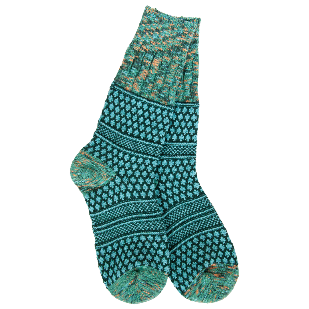 Woodland Multi Weekend Gallery Textured Crew Socks | Women&