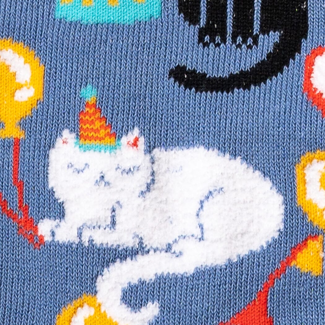 A Purr-fect Day Crew Socks | Women's - Knock Your Socks Off