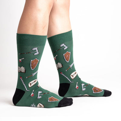 Adventure At Your Feet! Crew Socks | Men's - Knock Your Socks Off