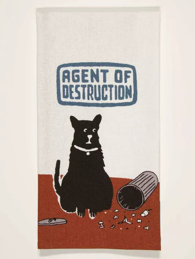 Agent of Destruction Dish Towel - Knock Your Socks Off