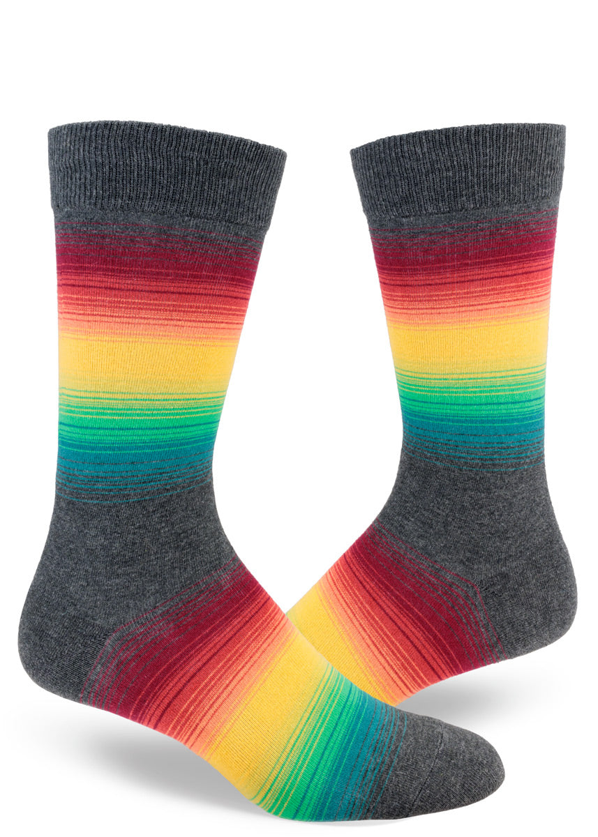 Awesome Stripe Crew Socks | Men's