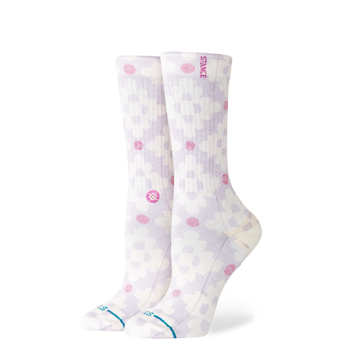 San Lucas Orchid Crew Socks | Women's